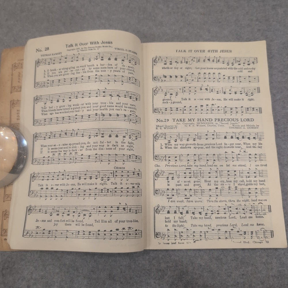 1939 Radio and Revival Special Hymn Book R. E. Winsett Shaped Notes Tennessee - Picture 4 of 4